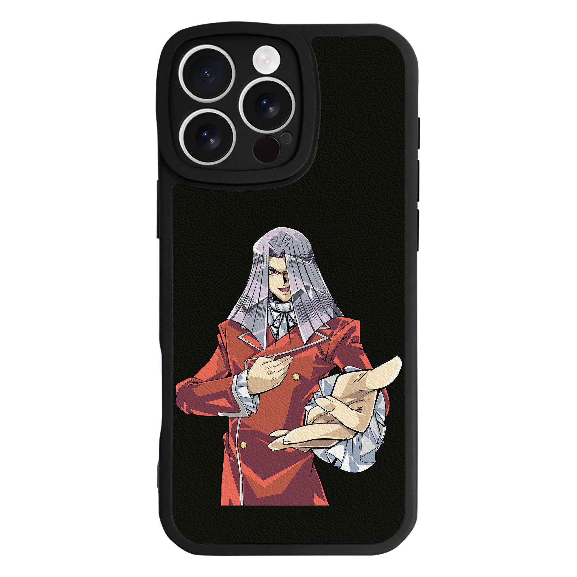 （画像用） 遊☆戯☆王 Yu-Gi-Oh! 【iPhone 16シリーズ対応】シリコンスマホケース（レザー調） 材質：シリコン